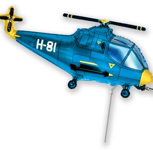pálcikás fólialufi helikopter kék