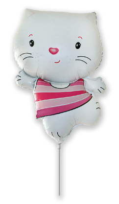 pálcikás fólialufi Hello Kitty fehér