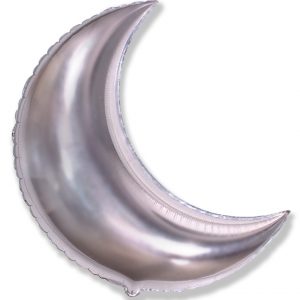 héliumos fólialufi ezüst hold