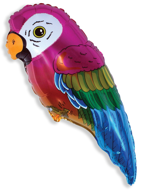 héliumos fólialufi papagáj