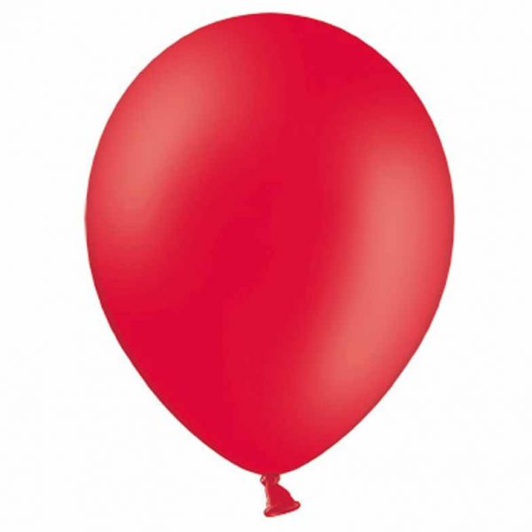 csepp alakú pasztell piros gumiballon